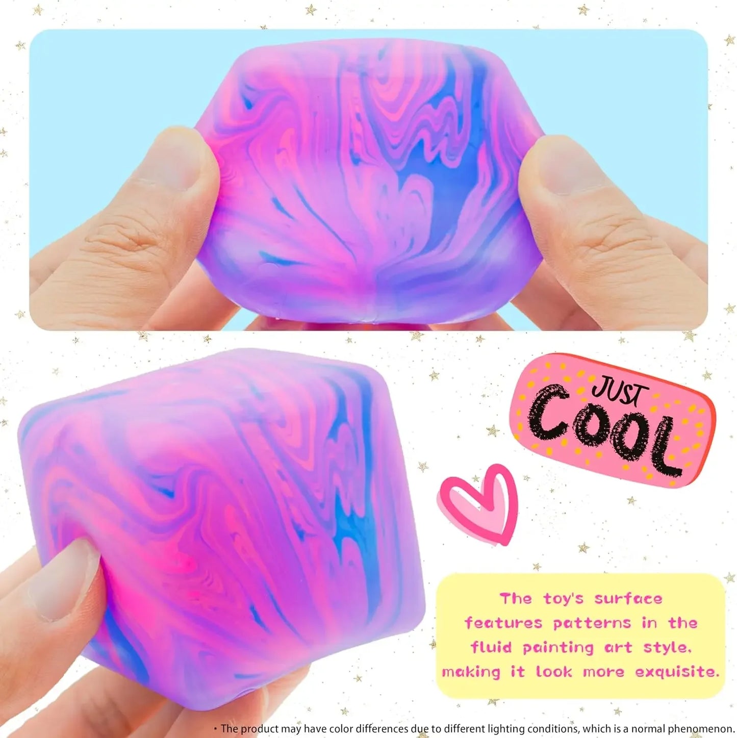 Needoh DUPE Soft and Glutinous Swirly Cube