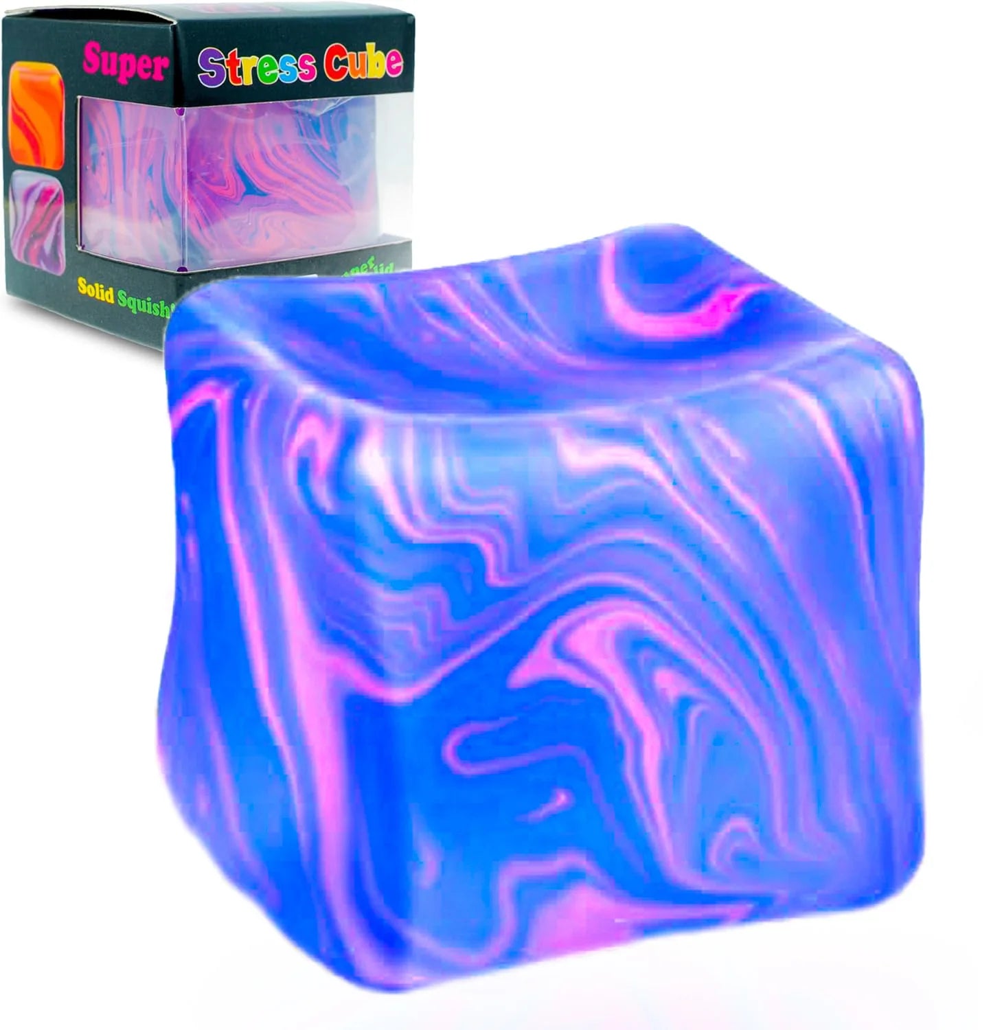 Needoh DUPE Soft and Glutinous Swirly Cube